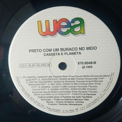 LP Casseta e Planeta - Preto com um buraco no meio - loja online