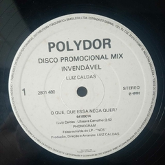 Lp Luiz Caldas - O que que essa nega quer? Disco Mix - Sebo Casa Laranja