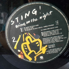 Imagem do Lp Sting - Bring on the night com encarte duplo