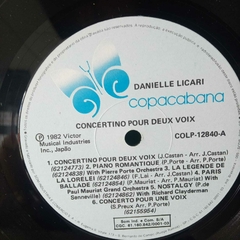 LP Danielle Licari - Concertino pour deux voix - Sebo Casa Laranja