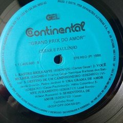 Lp Gilberto e Gilmar - Grand Prix do amor - Sebo Casa Laranja