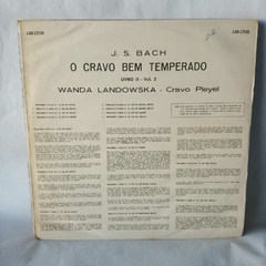 LP J.S Bach - Cravo bem temperado - comprar online