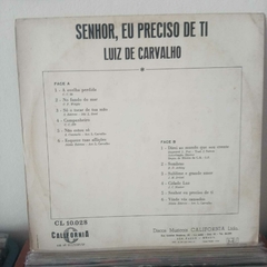 Lp Luiz de Carvalho - Senhor, eu preciso de ti - comprar online