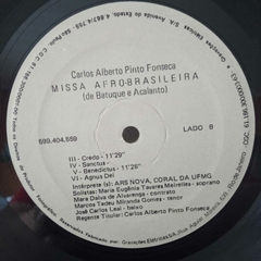 Lp Coral da UFMG - Missa Afro-brasileira (De batuque e acalanto) - Sebo Casa Laranja