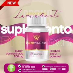 COMBO- 02 FRASCOS- EMAGRECEDOR- FINEWOMAN 900MG- 60 DIAS DE TRATAMENTO