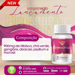 EMAGRECEDOR- FINEWOMAN 900MG- 30 DIAS DE TRATAMENTO - Adeus Fat