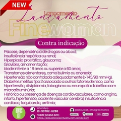 FRACIONADO- EMAGRECEDOR- FINEWOMAN 900MG- 10 DIAS DE TRATAMENTO - Adeus Fat