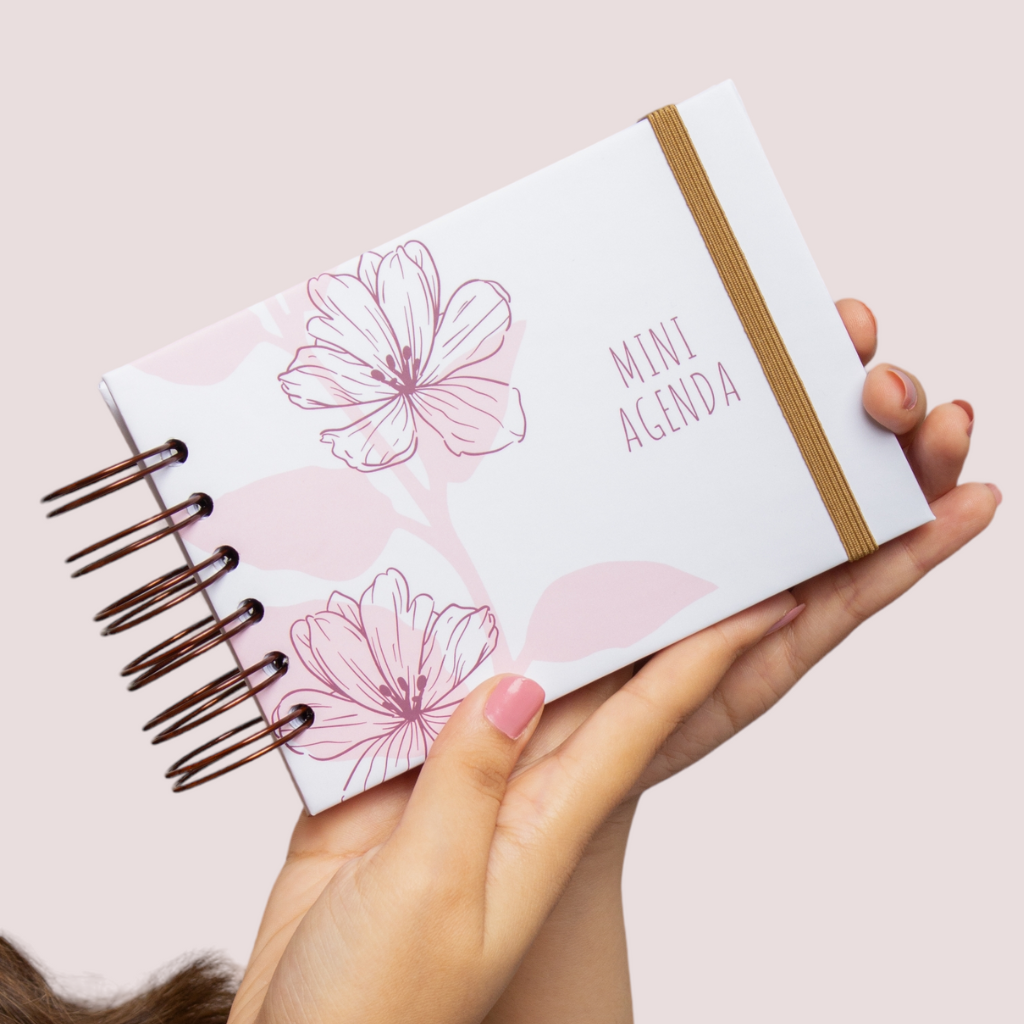 Mini Agenda Rose