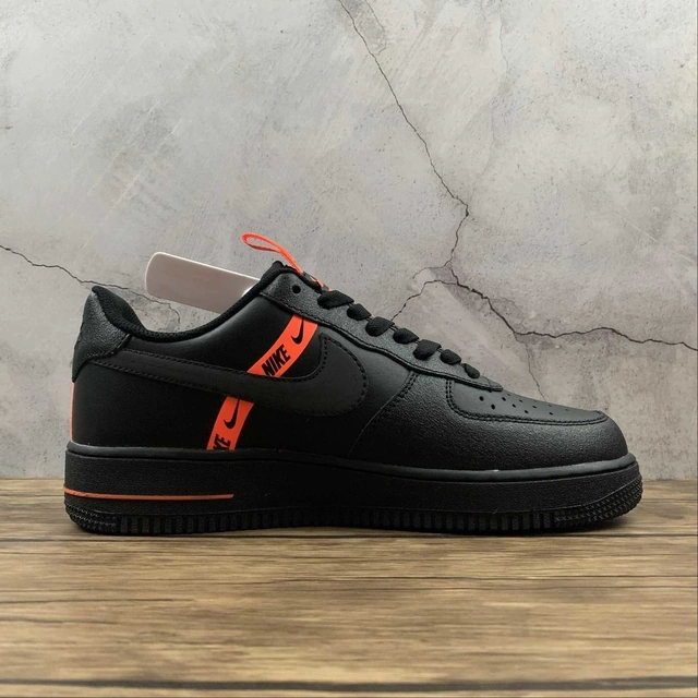 Air Force 1 LV8 KSA GS 'Worldwide Pack Black Total Orange' - Nike