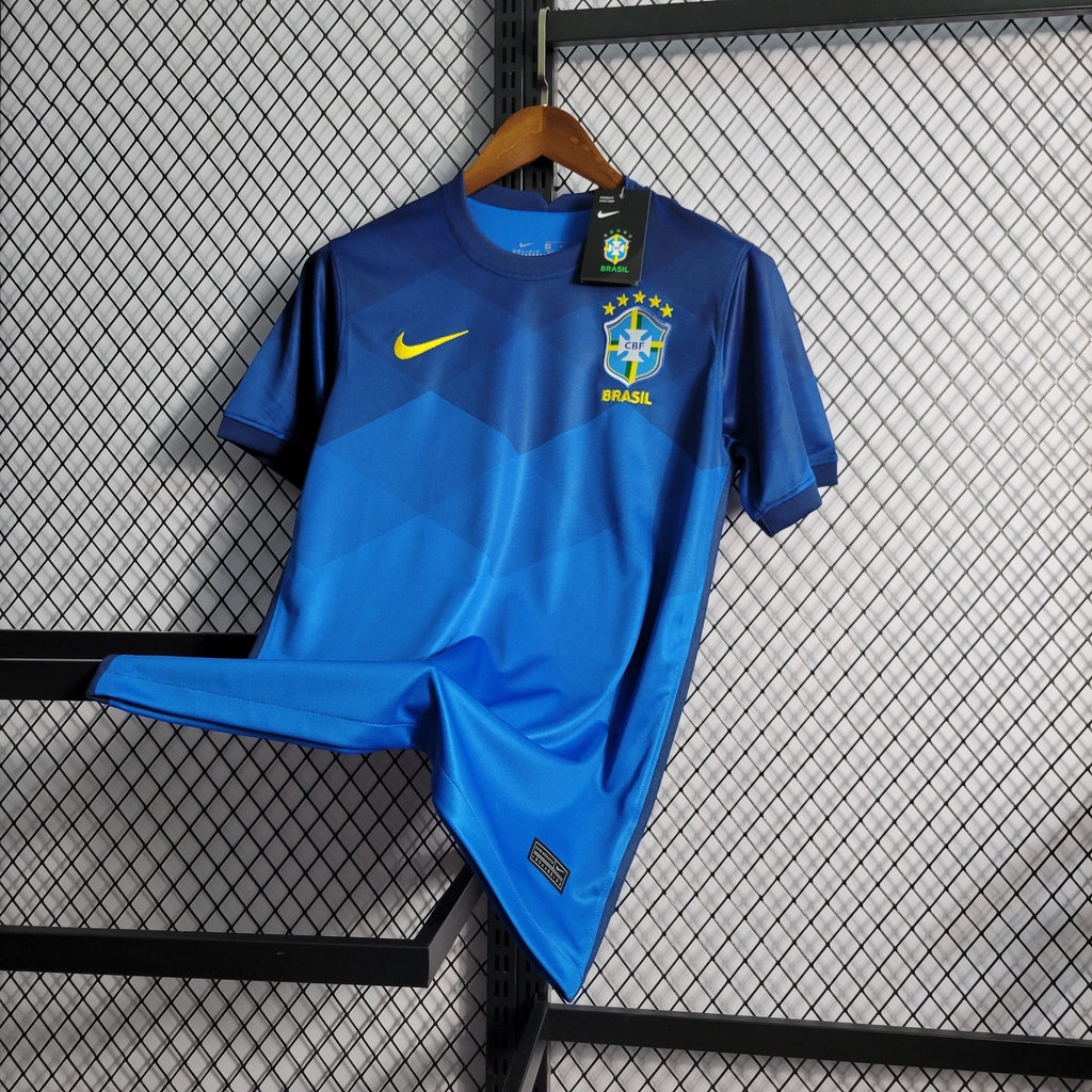 Camisa Brasil Away II 20/21 Torcedor Nike Masculina - Azul