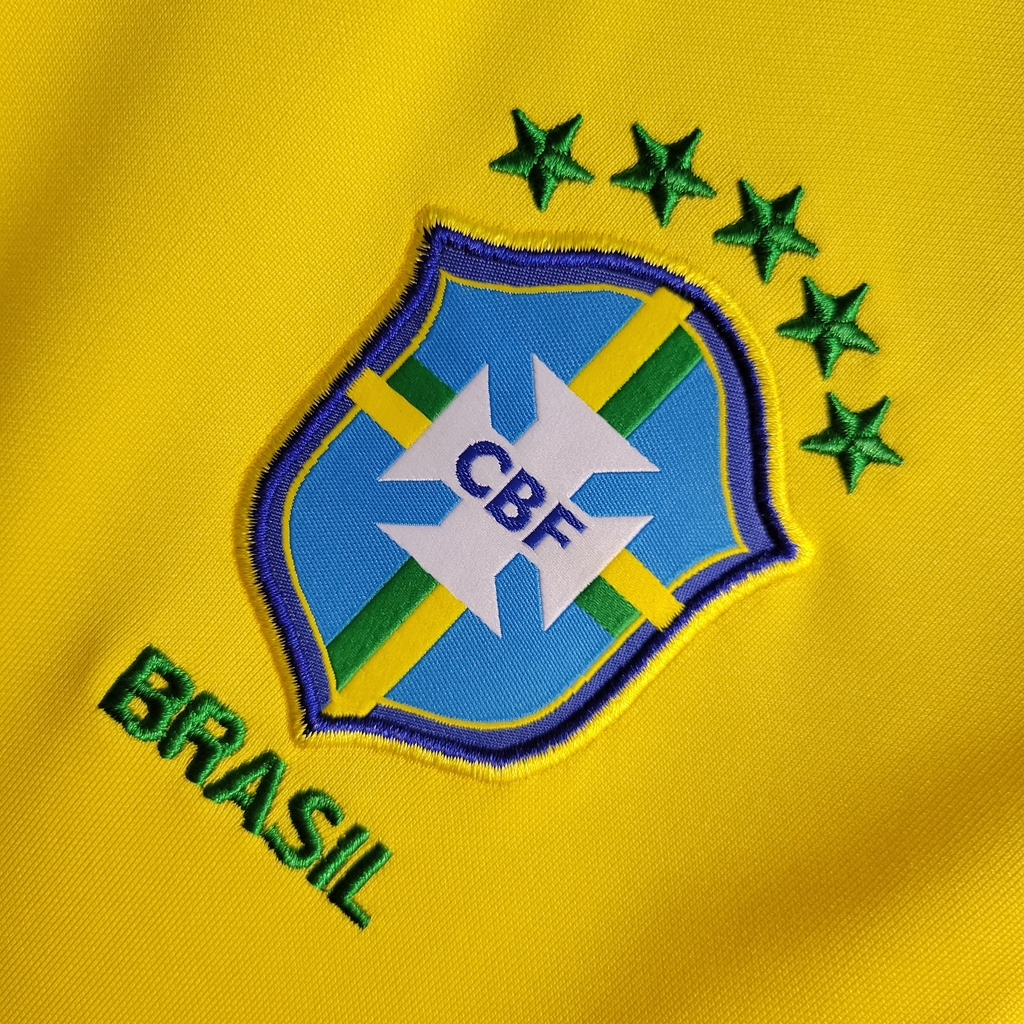 Camisa Brasil Home I 20/21 Torcedor Nike Feminina - Amarela