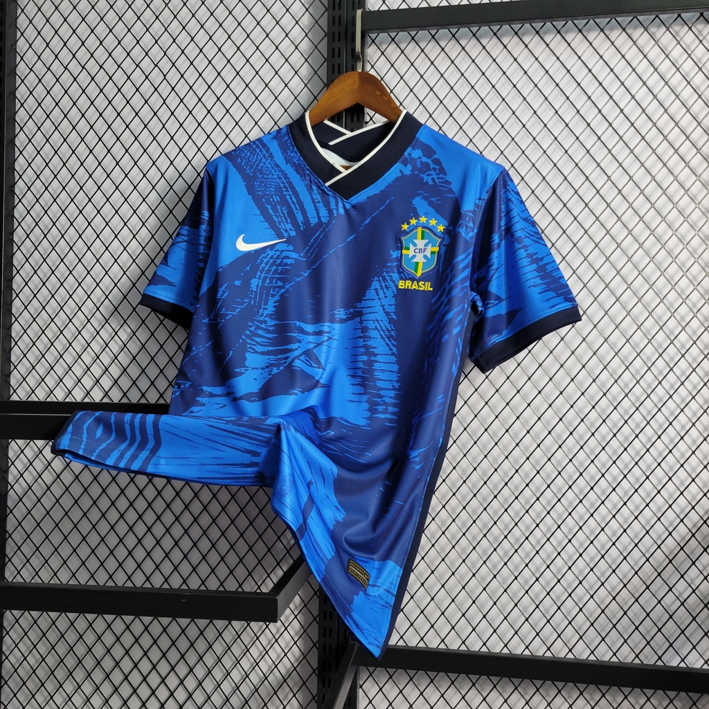 Produto anterior Próximo produto Camisa Nike Brasil Edição Especial Azul -  2022