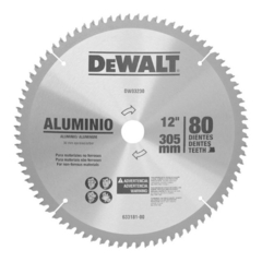 Disco Sierra Para Aluminio 12 X 80d Dewalt Dw03230