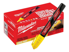 Marcador Amarillo Punta Media Inkzall Milwaukee 48223721 - Reiker Tools