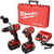 Milwaukee Combo Fuel 2997-22 Rotomartillo+ Llave De Impacto Color Rojo - comprar en línea