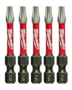 Punta Shockwave Torx 25 X 2 25 Piezas Milwaukee 48324785