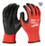 Guantes N3 Talla M Bañados En Nitrilo Milwaukee 48228931