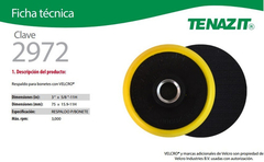 Respaldo Para Bonetes 3 X 5/8 Austromex Aus-2972 - comprar en línea