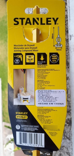 Varilla mezcladora Drywall STHT28043LA Stanley
