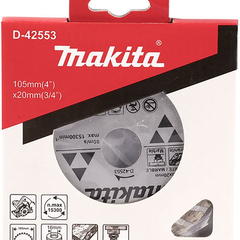 Disco Diamante Rin Turbo 4 X 20 Mm P/4100 Makita D42553 en internet