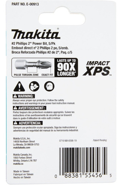 Puntas De Impacto Xps Ph2 X 2 5 Pzas Makita E00913 - Reiker Tools