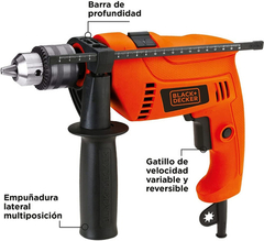 Rotomartillo 1/2 550w Con Accesorios Black & Decker Hd565k - Reiker Tools