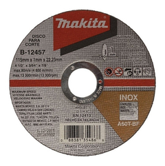 Disco Abrasivo De Corte Acero Inox 4-1/2 X 7/8 Makita B12457