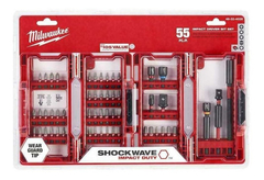 Kit De Puntas Shockwave 55 Pzas Milwaukee 48324028