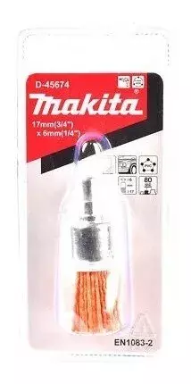 Carda Cepillo Nylon 5/8 PuLG G. 80 Zanco 1/4 Makita D45674 - Reiker Tools