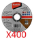 Disco Abrasivo Corte Inox 4-1/2 X 7/8 400 Pzs Makita D71685