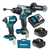 Rotomartillo Y Atornillador Brushless Uso Rudo De 18v Makita