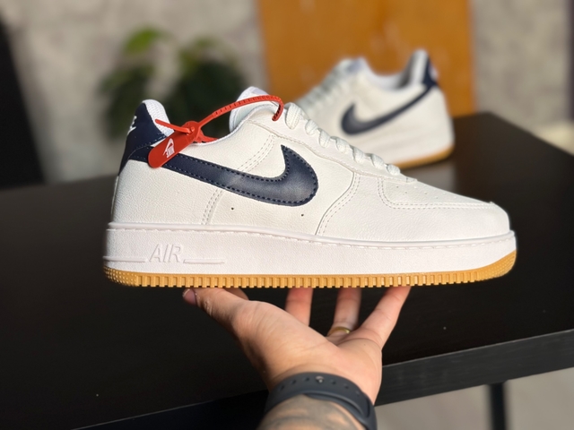 Nike air force 1 white hotsell obsidian gum