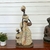 Escultura Africana Mãe e Filha em Resina no tom Bege na internet