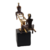 Escultura Casal no Balanço Dourado em Resina na Base - loja online