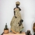 Escultura Africana Mãe e Filho em Resina no Tom Bege na internet