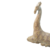 Escultura Girafa Sentada em Resina no Tom Madeira Exclusiva - loja online