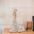 Escultura Girafa Sentada em Resina no Tom Madeira Exclusiva - comprar online