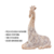Imagem do Escultura Girafa Sentada em Resina no Tom Madeira Exclusiva