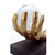 Escultura Mão Dourado Resina com Bola Vidro Decorativa - Natuhome | Esculturas, Decoração, Peças Decorativas E Muito Mais