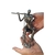 Escultura musico flautista resina sentada cadeira metal - Natuhome | Esculturas, Decoração, Peças Decorativas E Muito Mais