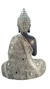 Buda meditando em resina na cor prata com espelhos grande na internet
