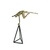 Escultura ginasta dourada resina base metal se equilibrando - comprar online