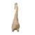 Escultura Girafa Sentada em Resina no Tom Madeira Exclusiva na internet