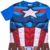 Pijama Capitán América Disfraz - comprar online