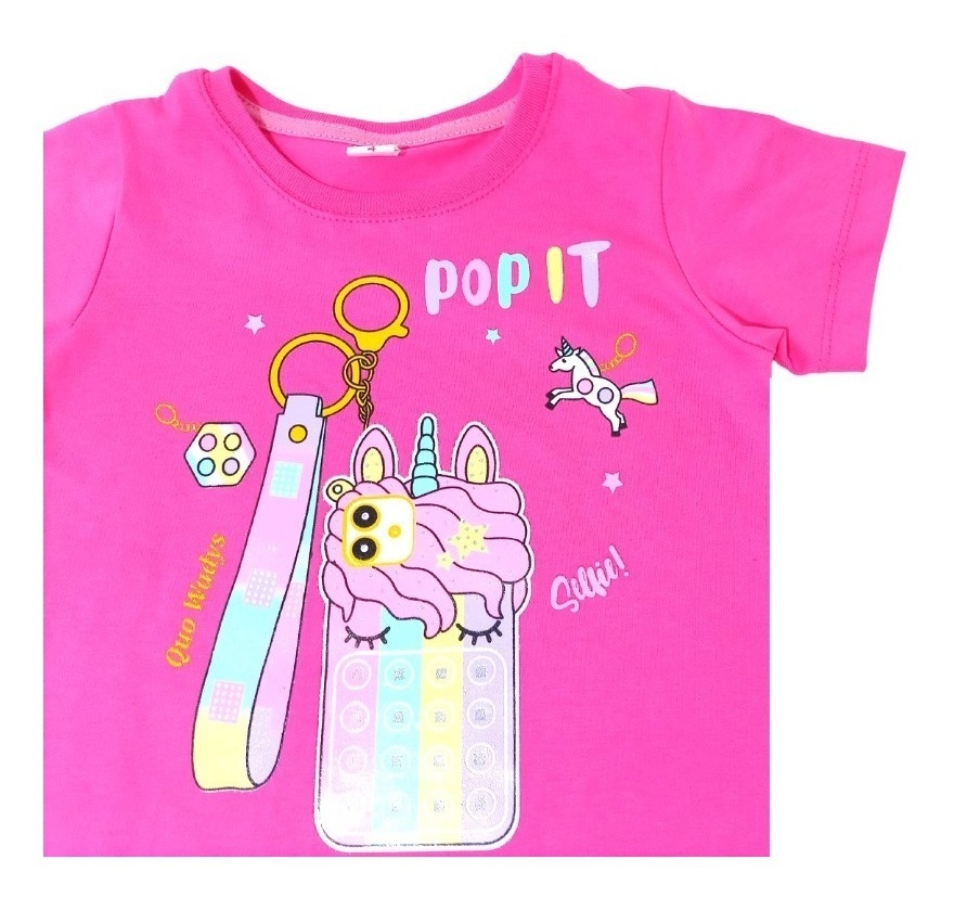 Remera Pop It Unicornio Nena Comprar en Cochitas