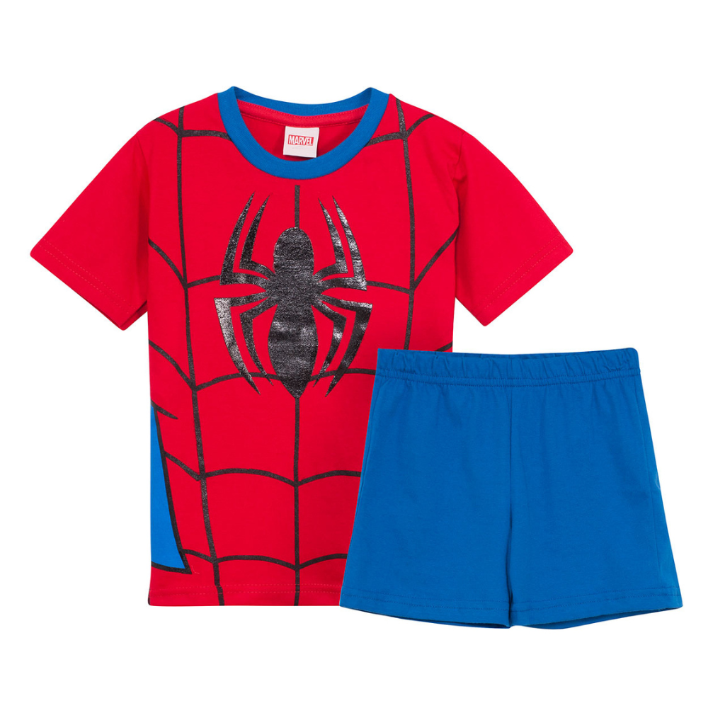 MARVEL Pijama Niño Spiderman Arañas Negro Marvel
