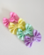 Kit 8 Laços Franzidos Tamanho Mini na Faixinha ou Bico de Pato - MN09 - Candy Colors na internet