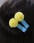 Kit 5 Pares de Hair Clip com Pompom Malha - Coleção Escolar - comprar online
