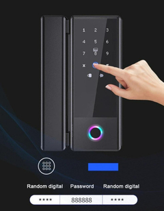 Cerradura Inteligente Para Puerta De Vidrio - Chapa - Madera APP TUYA SMART-SLG5 - thouse