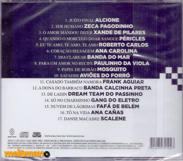 Regra do Jogo, A - Nacional - Som Livre Cd (Rimo) - CD de Trilha